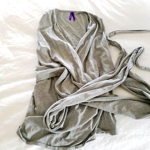 Seraphine gray marl cotton skin to skin top